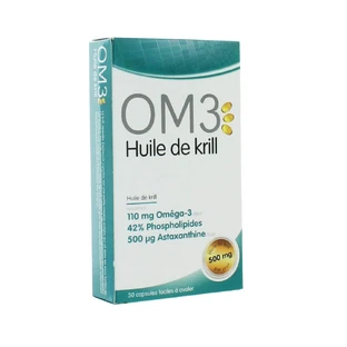 OM3 KRILL OIL 500 MG 30 Kapseln
