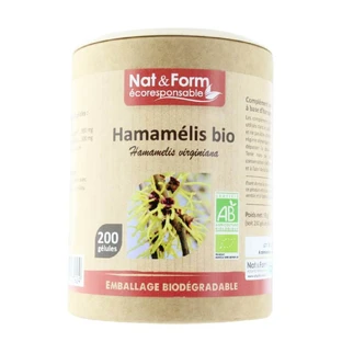 Nat&Form HAMELIS ORGANIC 200 capsules