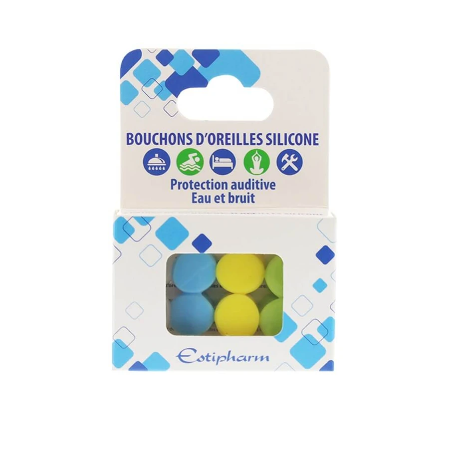 Estipharm Silicone Earplugs (x8)