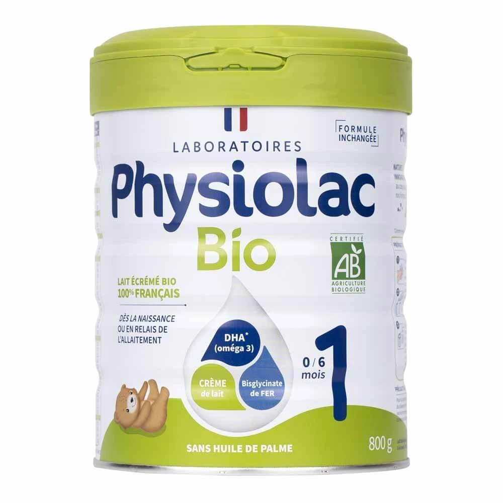 Physiolac Biologische melkpoeder 1 Voor zuigelingen van 0 tot 6 maanden