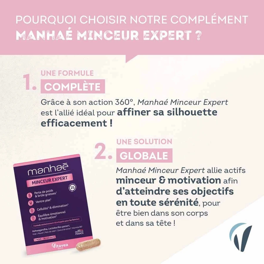 Manhaé Afslanken Expert 30 capsules