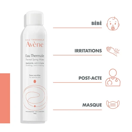 Avène Thermaal water verzachtende en anti-irriterende spray voor de gevoelige huid Peaux Sensibles 50ml