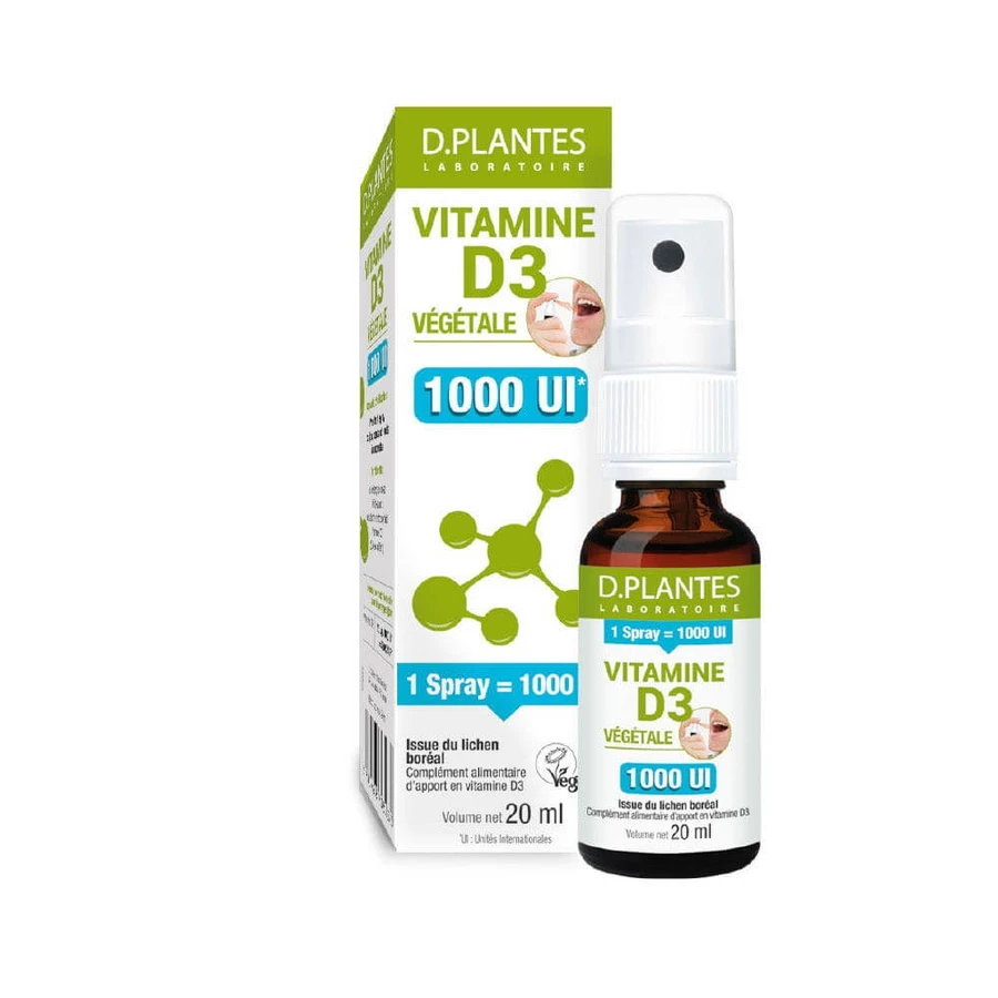 D. Plantes Vitamine D3 1000 IU Spray 20ml