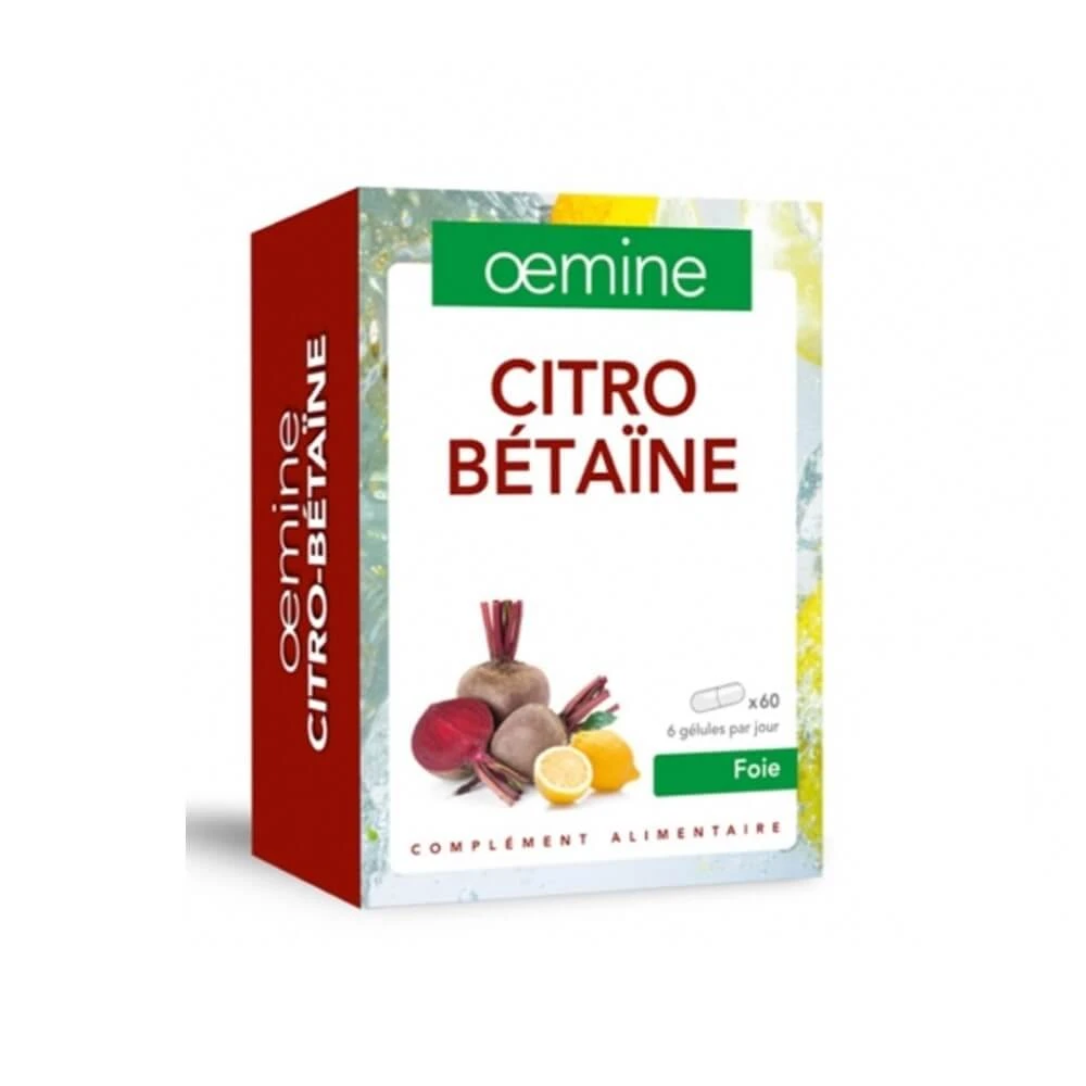 Oemine Citro-betaïne 60 Gelule