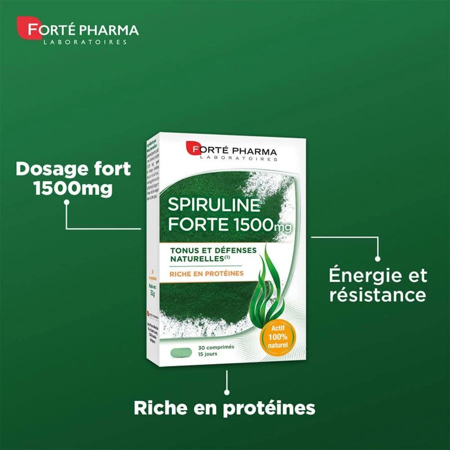 Forté Pharma Spirulina 1500 30 Tabletten