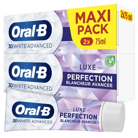 Oral-B 3D White Advanced Whitening Perfection tandpasta 2x75ml