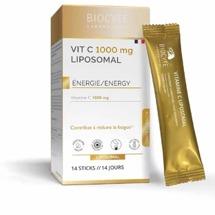 Biocyte Health Vitaminas C Liposomales 1000mg Energía Sabor Piña 14 sticks