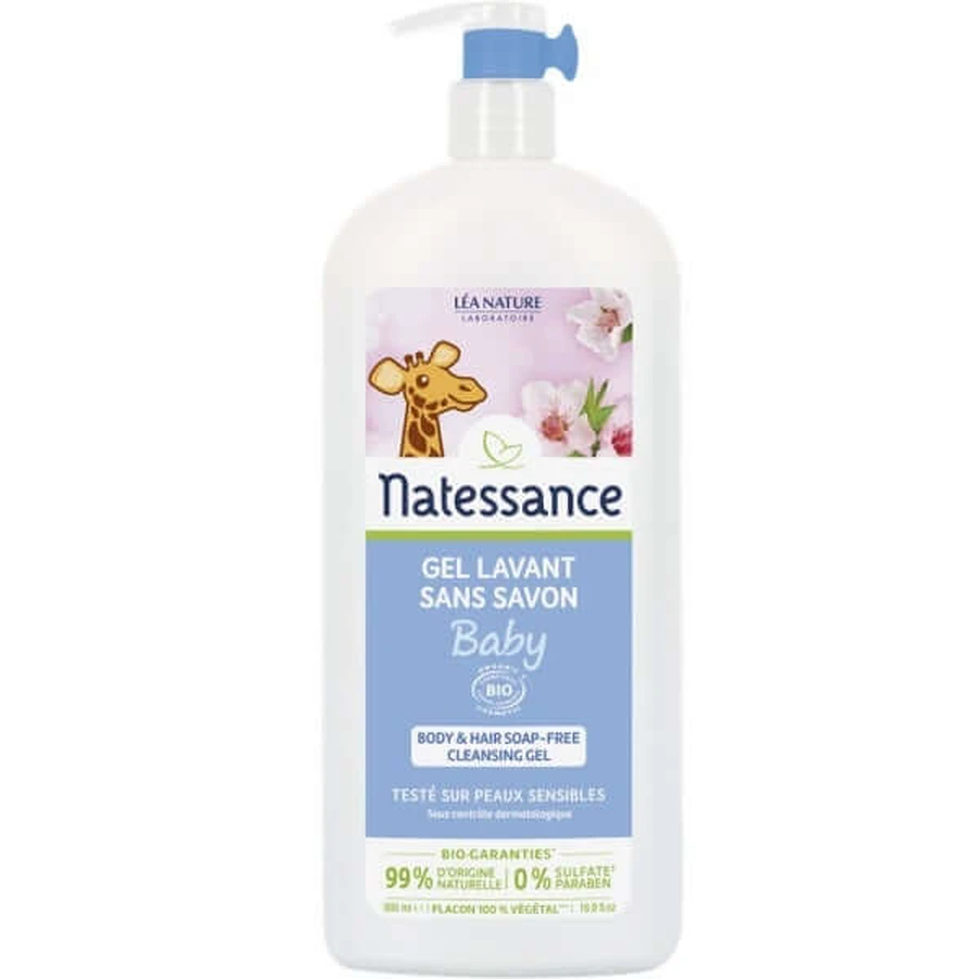 Organiczny żel bez mydła Natessance 500ml: ceny i cechy