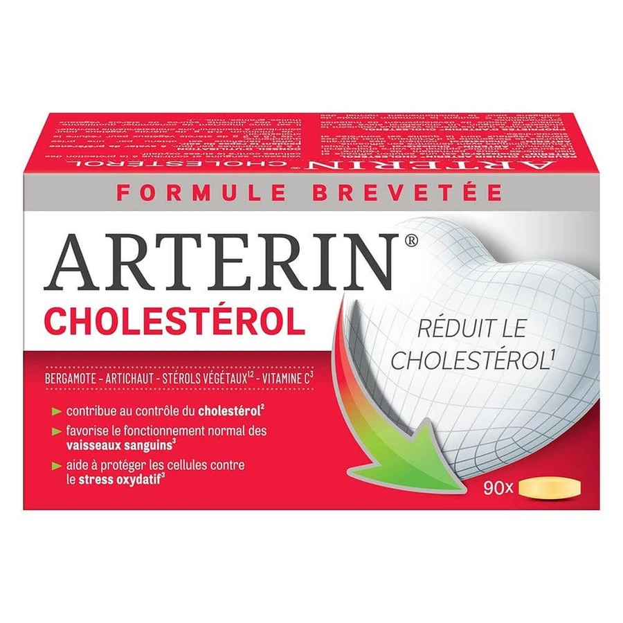 Omega Pharma Arterin Cholestérol Actifs d'Origine Naturelle 90 Comprimés