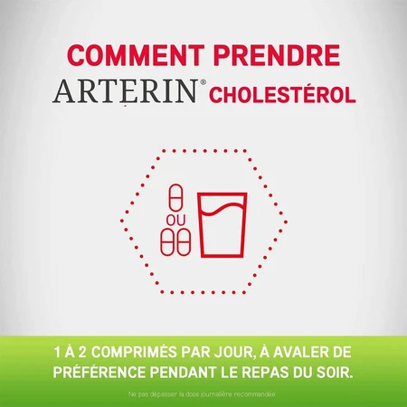 Omega Pharma Arterin Cholestérol Actifs d'Origine Naturelle 90 Comprimés