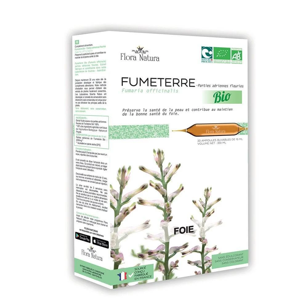 Flora Natura Fumaria Bio Levergezondheid 20 flesjes