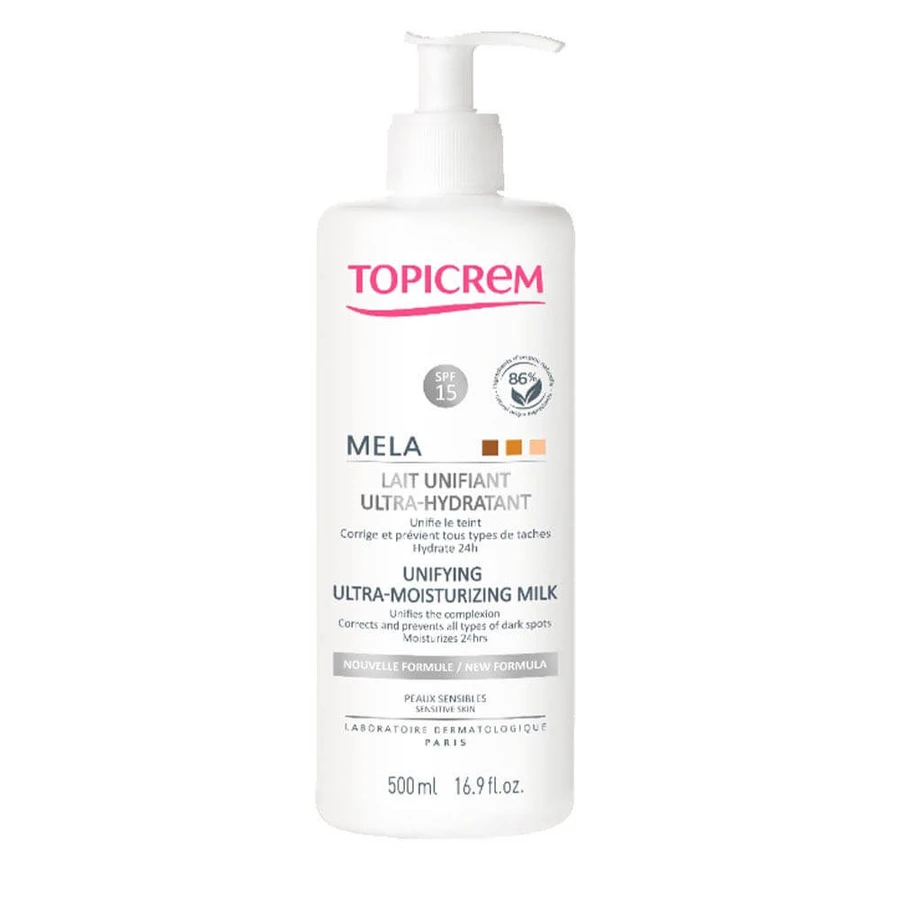 Topicrem Apple Unifying Milk Ultra-Hydrating Sensitive Skin Apple 500ml