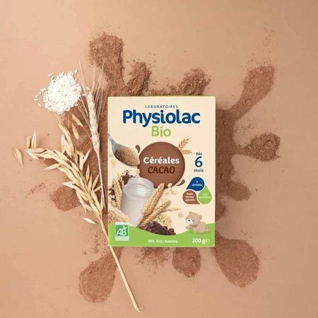 Physiolac Cerealien Kakao Des 6 Mois Bio 200g