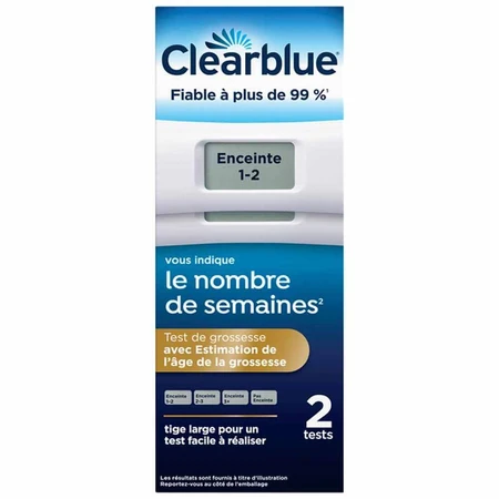 Clearblue Digitale Zwangerschapstest met geschatte zwangerschapsduur 2 testen
