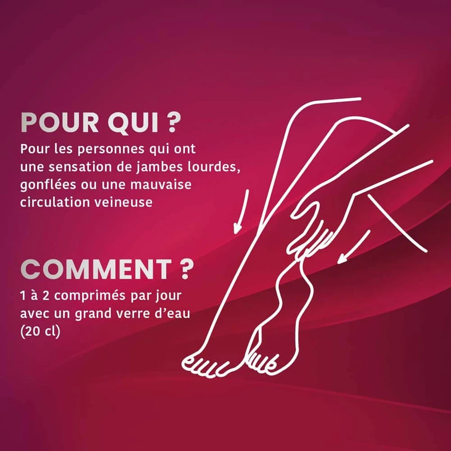 Santarome Fluidiveine Jambes Légères 60 comprimés