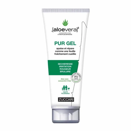 Naturancia [aloevera]2 Zuccari Zuivere, ongepasteuriseerde aloë vera gel, zonder toegevoegd water 2x concentraat 200 ml