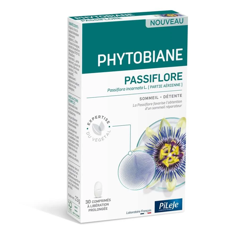 Pileje Phytobiane Passiflora Slapen - Ontspannen 30 tabletten