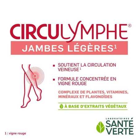 Sante Verte Circulymphe Circulación Venosa 60 Comprimidos