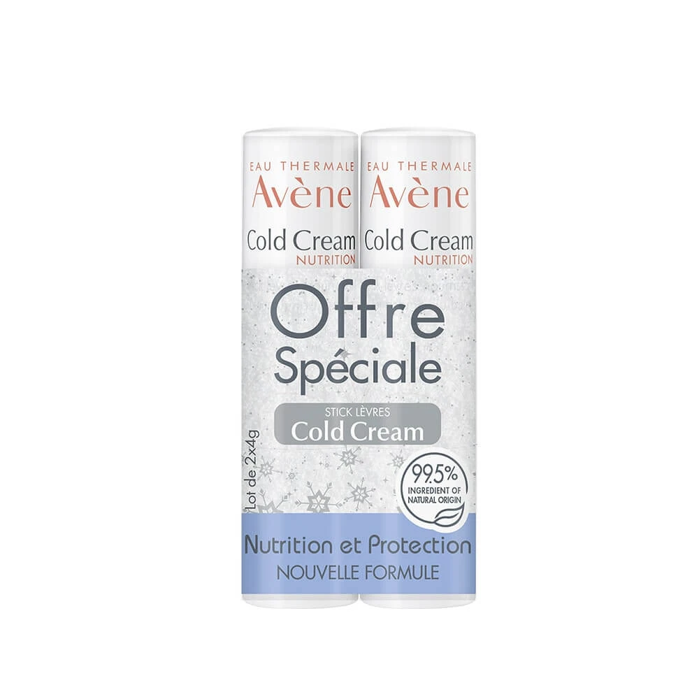 Avène Koude Crème Lippenbalsem 2x4g