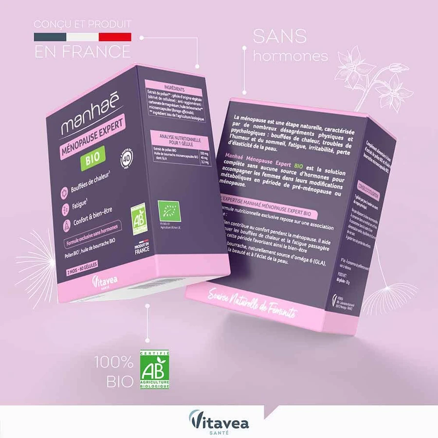 Manhaé Biologische Menopauze 60 capsules