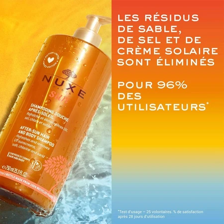 Nuxe Zon Hydraterende After-Sun Lichaam en Haar Douche Shampoo 750ml