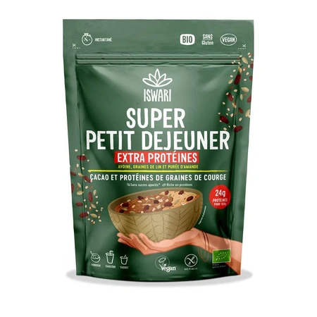 Iswari Super Frühstück Kakao und Bio-Kürbiskernprotein 360g