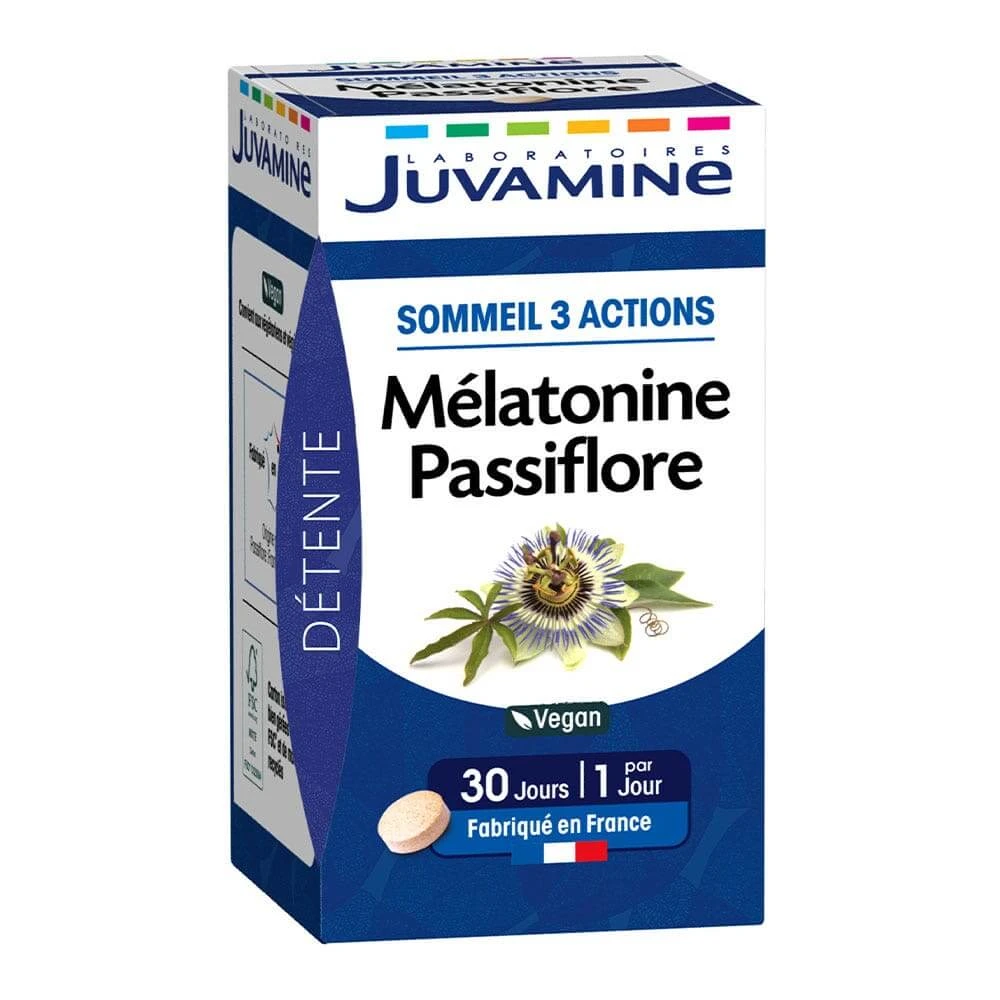 Juvamine Melatonine Passiebloem x30 tabletten