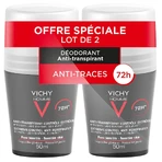 Vichy Deodorant Antiperspirant Effectiviteit 72h Zweet Controle Roll-on 2x50ml