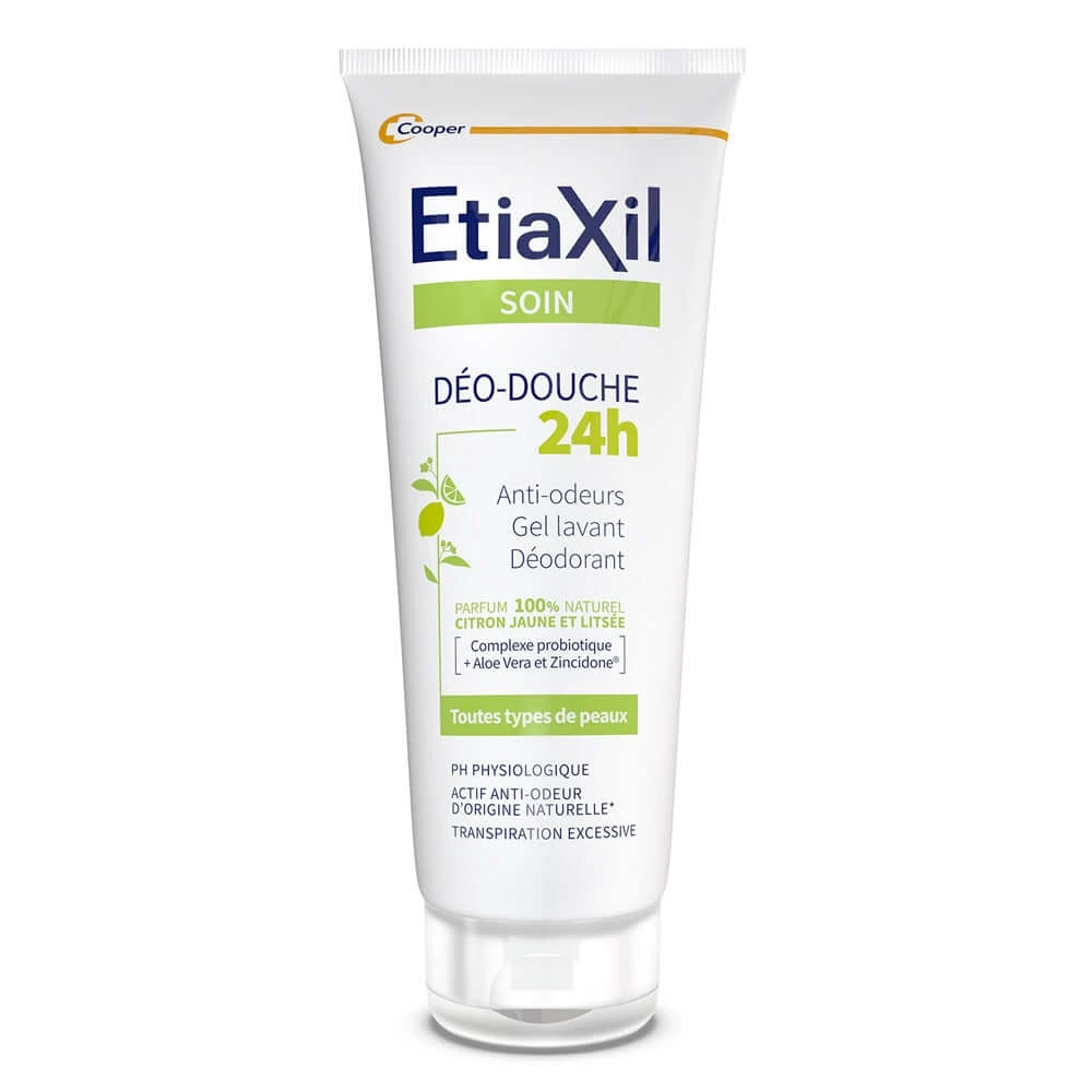 Etiaxil 24h Douchegel met Citroen tegen overmatige transpiratie Gevoelige huid 200 ml