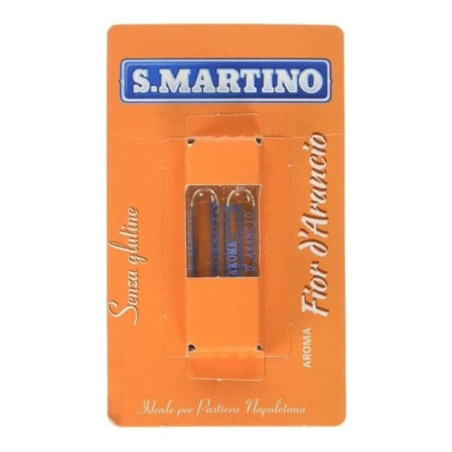 Glutenvrije sinaasappelessence, 2 flesjes x 2ml, S. Martino