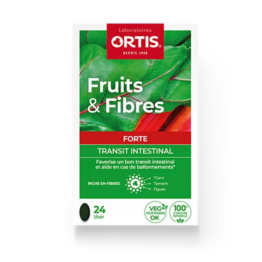 Ortis Vruchten en Vezels Versterken Darmtransit 24 tabletten