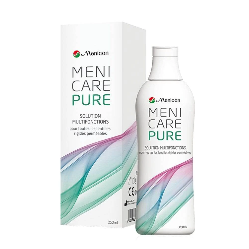 Menicon MeniCare Pure Multi-Function Solution voor harde permeabele lenzen 250ML
