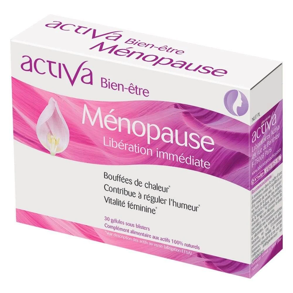Activa Welzijn Menopauze immediate-release 30 capsules