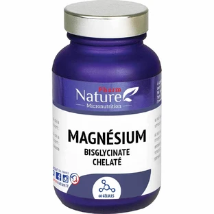 Pharm Nature Micronutrition Magnesium Bisglycinat Chelat 60 Kapseln