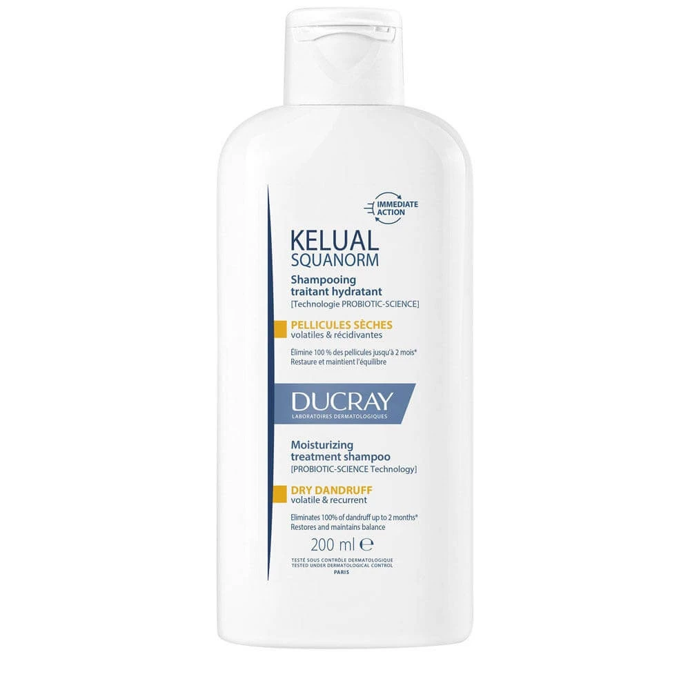 Ducray Squanorm Hydraterende verzorgende shampoo voor droge roos 200 ml