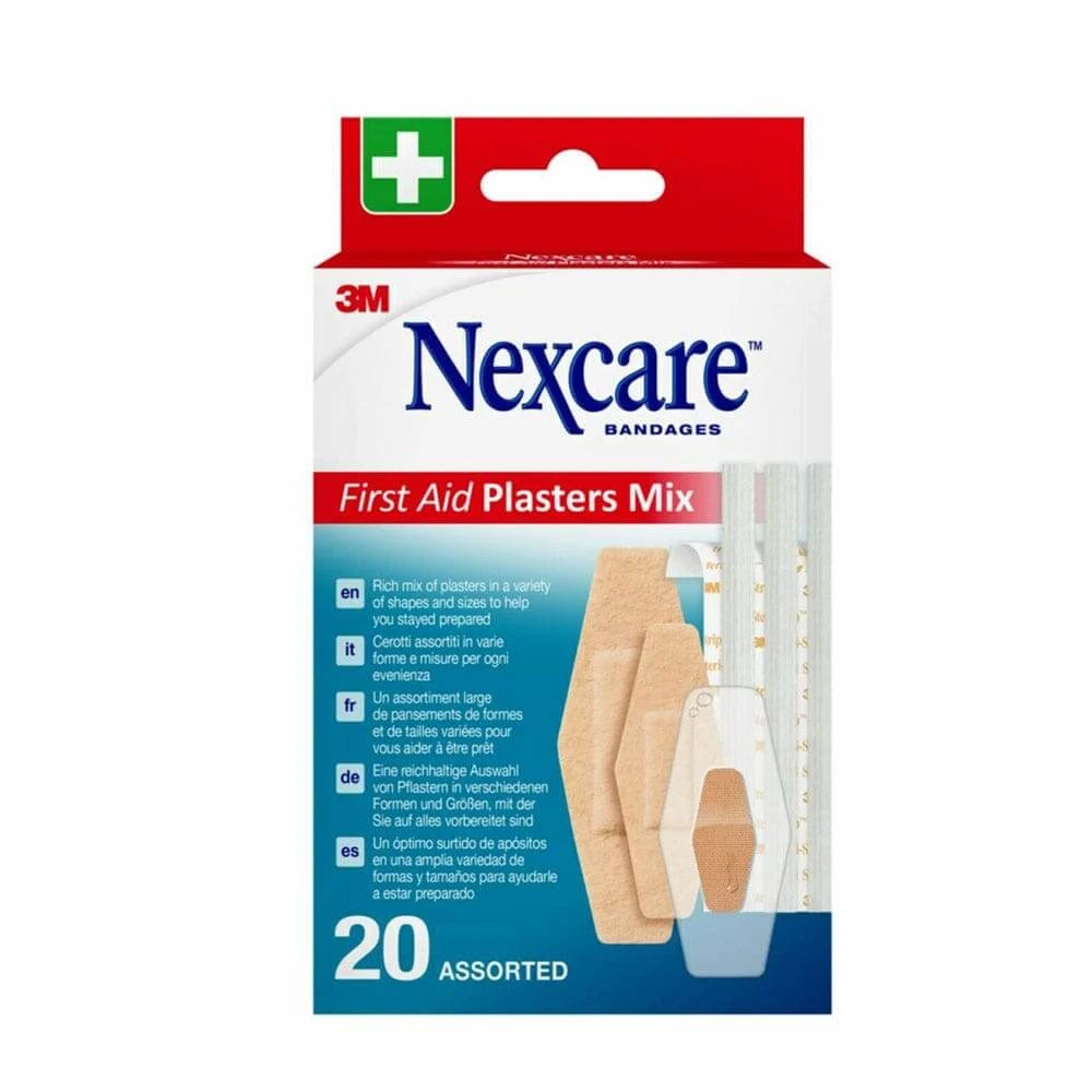 Nexcare Eerste Hulp pleisters Mengverbanden x20