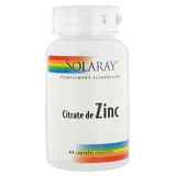 Solaray Citrato de zinc 60 geles