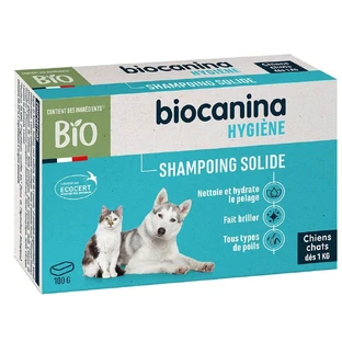 Biocanina Shampooing Solide Chiens et Chats dès 1kg 100g