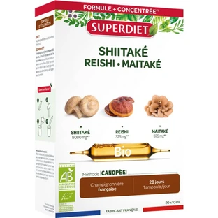 Superdiet Bio Shiitake 20 Ampullen