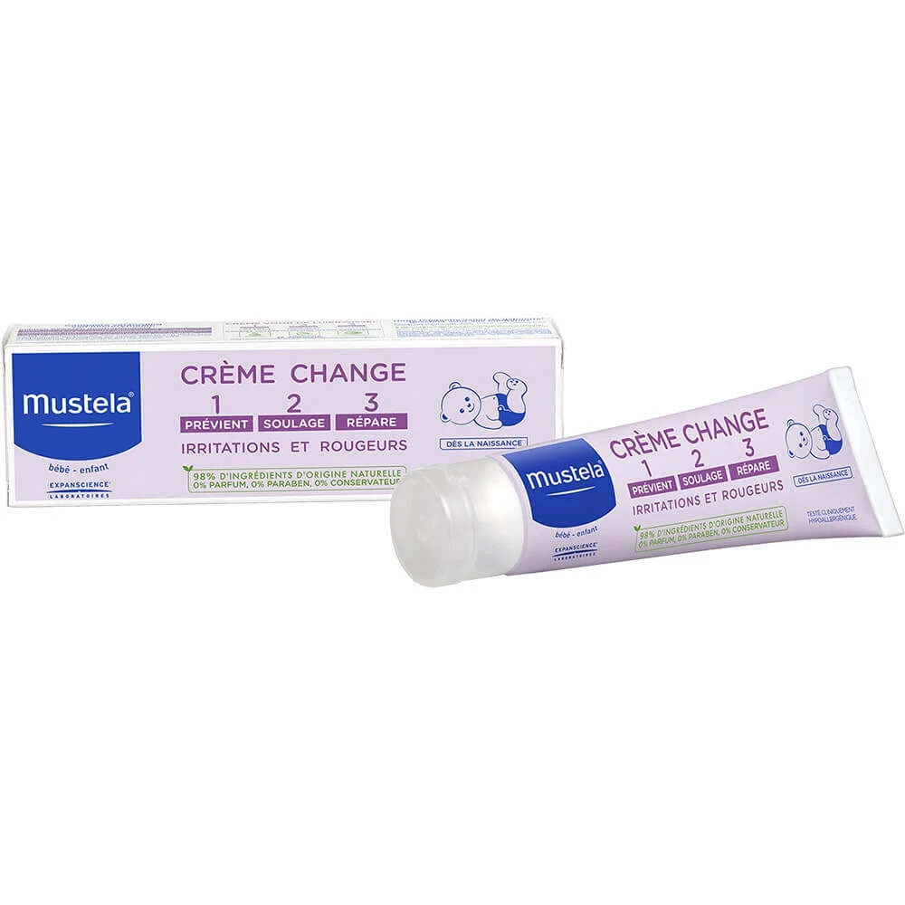 Mustela Luiercrème 123 Irritatie en roodheid Vanaf de geboorte 100ml