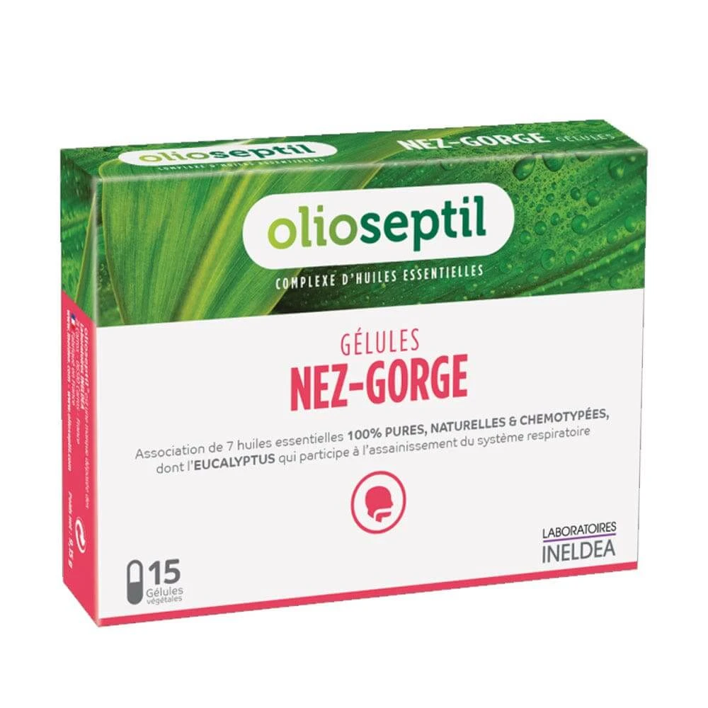 Olioseptil Neus en Keel 15 plantaardige gels