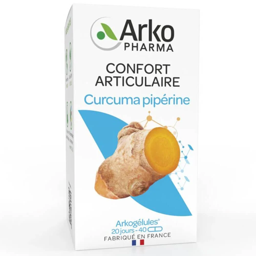 Arkopharma Arkocapsule Confort Articulaire Curcuma Piperine 40 Capsules