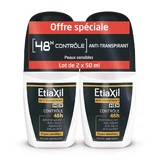 Etiaxil Deodorant Roll-on 48 uur voor mannen 2x50ml