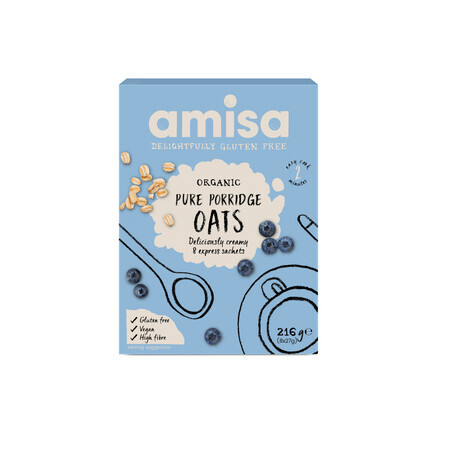 Gluten-free Eco Porridge Oatmeal, 325 g, Amisa