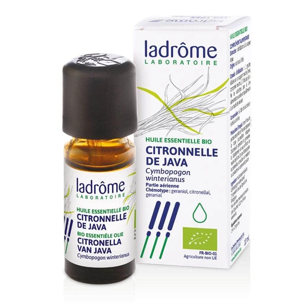Ladrôme Bio Java Citroengras etherische olie 10ml