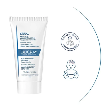 Ducray Kelual Emulsione cheratoregolatrice Crosta lattea Lattanti Viso e Cuoio capelluto 50ml