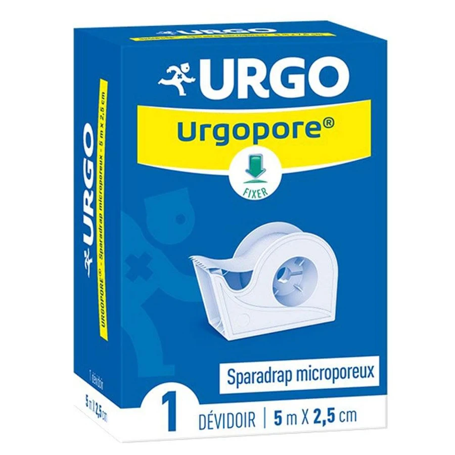 Urgo Urgopore Microporeus Gips 5mx2,5 cm op rol