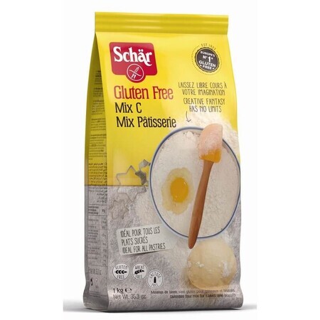 Glutenvrij meel Mix C Patisserie, 1 kg, Schar