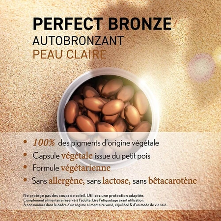 Oenobiol Perfect Bronze Zelfbruiner Heldere Huid 30 capsules