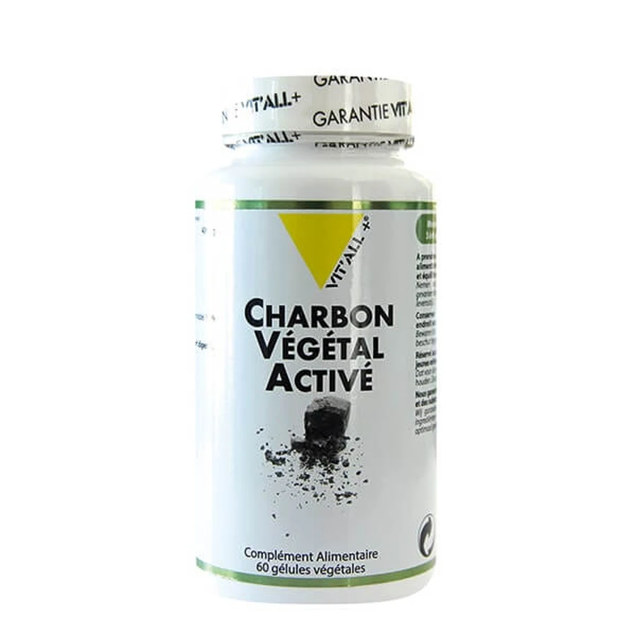 Vit'All+ Carbone vegetale attivo 400 mg 60 capsule